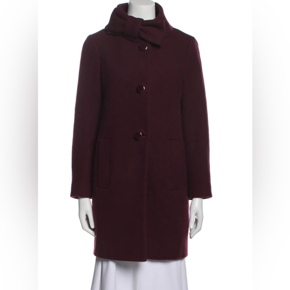 Kate Spade New York Coat plum coat (Sold-Out)